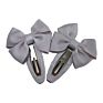 Snap Hair Clips with Bow Barrettes Bb Clips Hairbows Hairgrips Headwear Accessories for Baby Girls