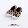 Soft Rubber Soles Shoes Socks Non Slip Floor Leopard Print Baby Socks