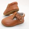 Soft Sole Newborn Genuine Leather Girls Baby T-Bar Shoes