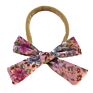 Soft Thin Headbands with 3 Inch Floral Cotton Hair Bow Hairband Hair Bands Accessories for Newborn Toddler Baby Girls