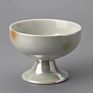 Solhui Japanese Pearl Glazed Ceramic Dessert Bowl Tall Ice Cream Bowls