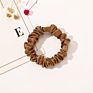 Solid Color Thin Hair Rope Small Size Satin Skinny Hair Scrunchies