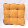 Solid Square Seat Cushion, Polyester Pillow Seat Corduroy Chair Pad Tatami Floor Cushion for Living Room