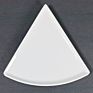 Solid Triangle Shape Melamine Plates for Pizza for Restaurant Hotel Office