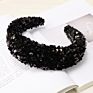 Special Thick Sequin Sponge Hairband Women Padded Headband Designed Headbands