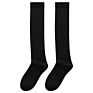 Spring and Autumn Slouch Socks Knee-Length Stockings Ladies Classic Black and White Gray Calf Socks