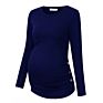 Spring Autumn Outdoor Maternity T-Shirt Lady Clothes plus Size Top for Pregnant Womanlactation Outfit Long Sleeves T-Shirt