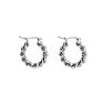Stainless Steel Vintage Twist Earrings
