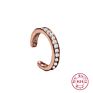 Star Ear Cuff Non Pierced Micro Pave Cz Zircon Small Sized Girl Clip Earring for Women 925 Sterling Silver Jewelry