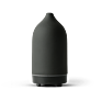Stone Diffuser in Black, 160Ml Capacity, 3.4In X 7 In,Opitonal Light,Safety-Off Switch,Ultrasonic