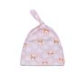 Stretchy Soft Top Knot Baby Beanie Hat