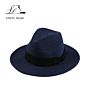 Style Customized Beach Floppy Fedora Paper Braid Straw Hat Panama Trilby Hat