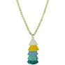 Style Multiple Necklace Layer Tassel Pendant Wood Necklace