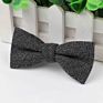 Style Plaid Children Bowtie Wool Bowties Baby Kid Kids Classical Pet Striped Butterfly Bow Tie Solid Color Ties