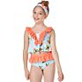 Style Printing Logo One Piece Kids Swimming Suit Children Swimwear Baby Girl Swimming Wear