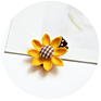 Sunflower Hairpin Baby Elastic Hair Band Girl Tie Hair Rubber Band Hair Accessories