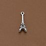Suntown Diy Alloy Silver Pendant Mini Eiffel Tower Charms Paris Charms Bling Jewelry Women Accessories Accesorios