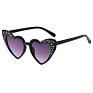 Superhot Kids Eyewear 10567 Uv400 Girls Bling Crystal Sunies Small Cat Eye Lovely Heart Sunglasses