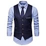 Supply Black Slim Vest Body Suit Waistcoats Men for Men