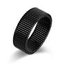 Surgical Stainless Steel 8 Mm Mesh Ring Wedding Band, Sizes 7-12 for Men Women
