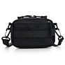 Tactical Molle Shoulder Bag Outdoor Fanny Pack Pouch Bag with Rubber Patch Logo