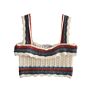 Tank Top Women Braless Knit Blouse Crochet Tank Tops