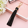 Tassel Keychain Women Cute Tassel Keychain Accessories Pu Leather Car Bag Gold Key Ring Fringe Jewelry Friends Xmas Gift