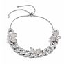 Temperament Simple Diamond-Studded Butterfly Foot Ornaments Female Hip-Hop Ins Style Full of Diamonds Cuban Chain Anklet