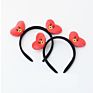 Theme Park Black Spider Hairband Plush Headband for Halloween