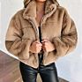 Thick Faux Fur Teddy Coat Women Warm Soft Lambswool Fur Jacket Plush Overcoat Casual Outerwear Women's Jackets Coat