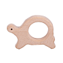 Turtle Shape Wooden Teether Baby Toys Pet Chewing Toys Wood Teether Toys Baby