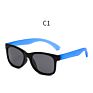 Ultra Light Flexible Light Polarized Kids Sunglasses Square