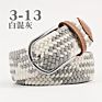 Unisex Multiple Option Stretch Belt Braided Elastic Stretch Fabric Belt Casual Weave Canvas Woven Belt