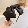 Veijer Headbands Hair Accessories Woman Lovely Big Bow Silk Satin Headbands