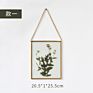 Wall Decorations for Home Rustic Metal Wall Hanging Double Sides Glass Picture Photo Frame for Living Room Art Frame