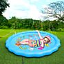 Wasserspielzeug Garten Kinder Sprinkler Matte Mit Ozeanmuster, Sommer Outdoor Splash Play Matte, Splash Spielmatte Baby