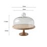 Wedding Cake Stand Cake Stand with Glass Dome Design Yanxiang Porcelain Acrylic Dessert Table Set Buffet Cake Snack Display