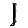Wetkiss Ready to Ship Moq 1 Pair Stiletto Shoes Red Latex Fetish Boots Long Tube over Knee Boots Women Boots Night Club