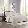 White Cotton Embroidery Bedspread Three Pieces Bedding Set Bed Spread King Size