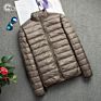 Windproof Puffer Quilted Coat Army Green Light down Jacket Men Man
