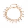 Wj-10093 Yiwu Accessories Vintage Tassel Chain Cuban Link Anklet Sell Diamond Tassel Anklets for Women