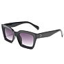 Woman Trending Vingtage Retail Wide Groovy Plastic Sunglasses Shades Rectangle Oversize Sun Glasses Classic Adult