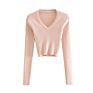 Woman's Sweaters Long Sleeve Crop Top Clothes Women Pullover Vintage Fall Crop Sweater Kawaii Cute Sweaters Knitted