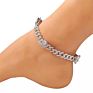 Women Gift 14K Gold Plated Sequins Design Cute Tennis Butterfly Anklet Gold