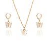Women Jewelry Acrylic Alloy Charms Butterfly Pendant Necklace