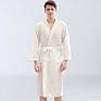 Women Premium Turkish Cotton Waffle Weave Lightweight Kimono Spa Bathrobe