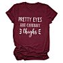 Women Pretty Chubby Print Shirts Womens Blouse Short Sleeve T Shirts and Tops Shirts