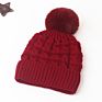 Women's Knitted Slouchy Beanie Hat Warm Ski Faux Fur Pompom Hats