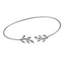 Women's Open Olive Branch Bracelet Bangle for Girls