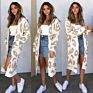 Women's Sweater Leopard Print Knitted Jacket Cardigan Women Cardigan Sweater